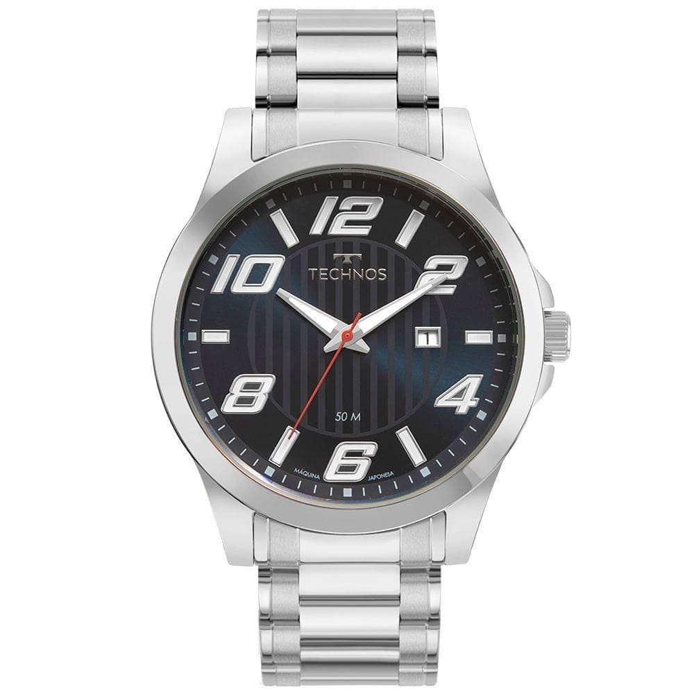 Relógio Technos Masculino Racer Prata - 2115ncg-1a 2115ncg-1a