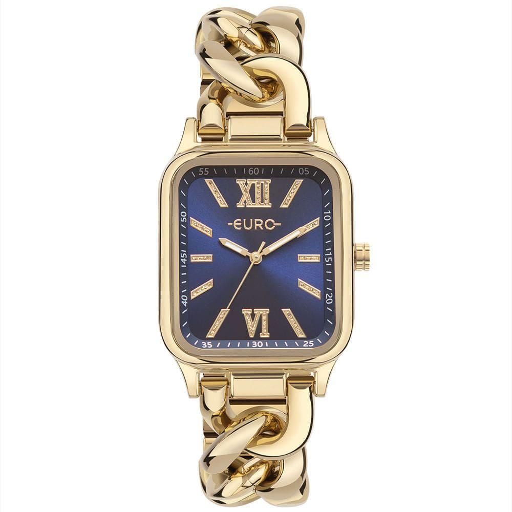 Relógio Euro Feminino Chains Dourado - Eu2035yuf-4a Eu2035yuf-4a