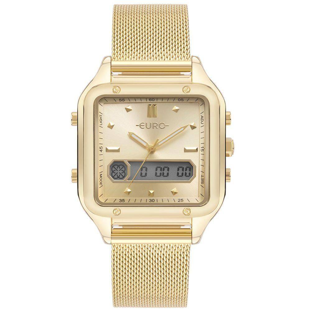 Relógio Euro Feminino Fashion Fit Sporty Dourado - Eubj3890aaw-4d Eubj3890aaw-4d
