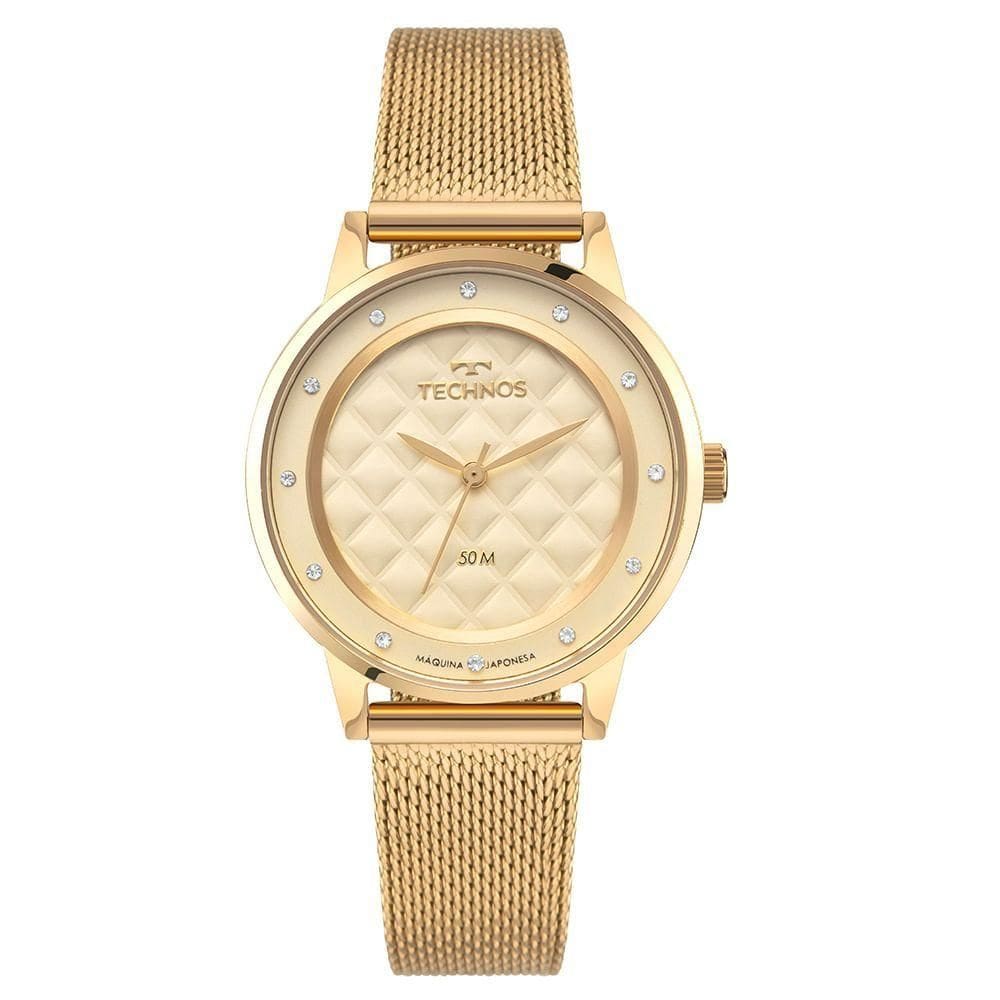 Relógio Technos Feminino Brilho Dourado - 2035ncj-1x