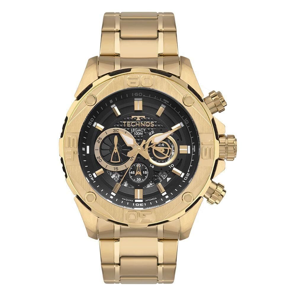 Relógio Technos Masculino Legacy Dourado - Js25bby-1p Js25bby-1p