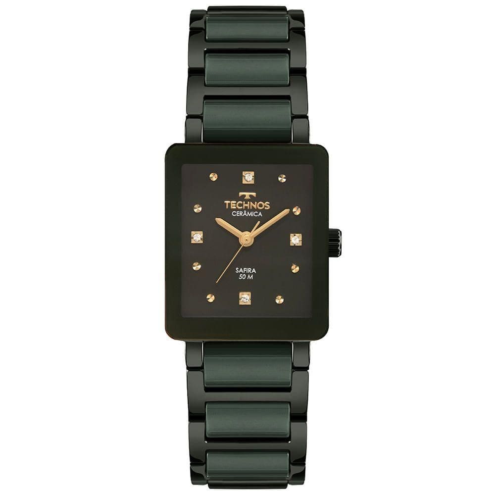 Relógio Technos Feminino Ceramic-saphire Verde - 2035ncr-2v