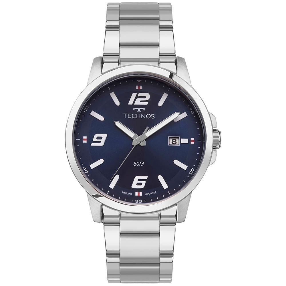Relógio Technos Masculino Racer Basico Prata - 2315lav-1a