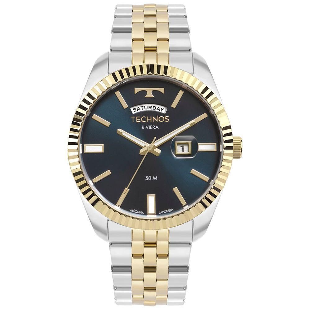 Relógio Technos Masculino Riviera Dourado - 2350am-1a 2350am-1a