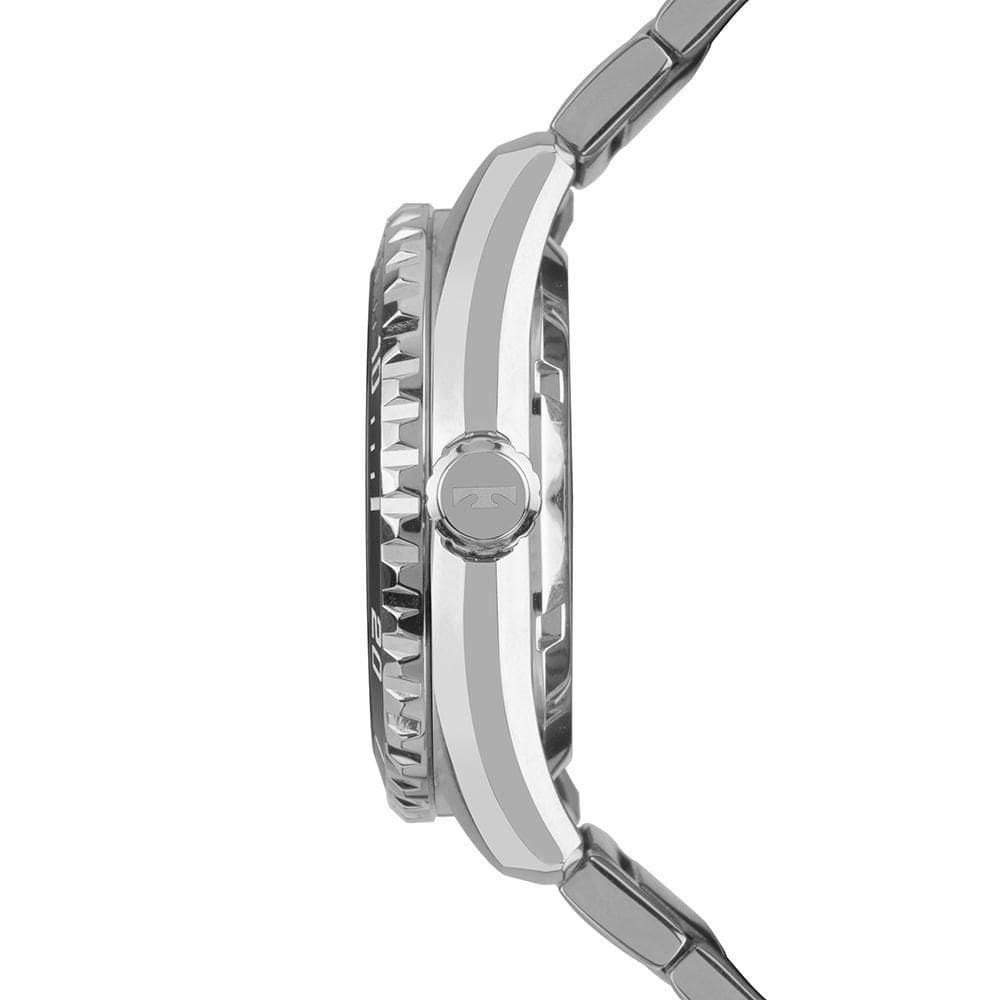 Relógio Technos Masculino Automático Prata - 8205pa-1r Relógio Technos Masculino Acqua Prata - 8205pa-1r