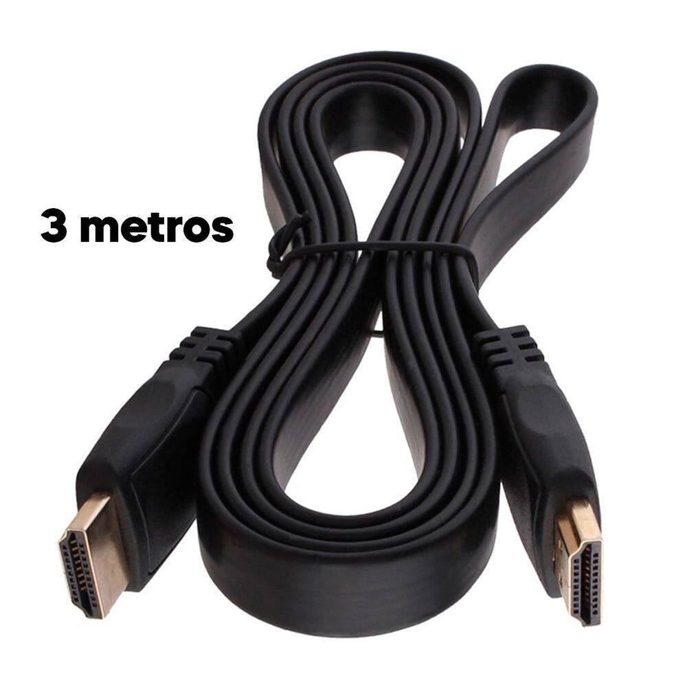 Cabo Hdmi 3 Metros 4K Hd Full Hd 3D Para Monitor Gamer Pc