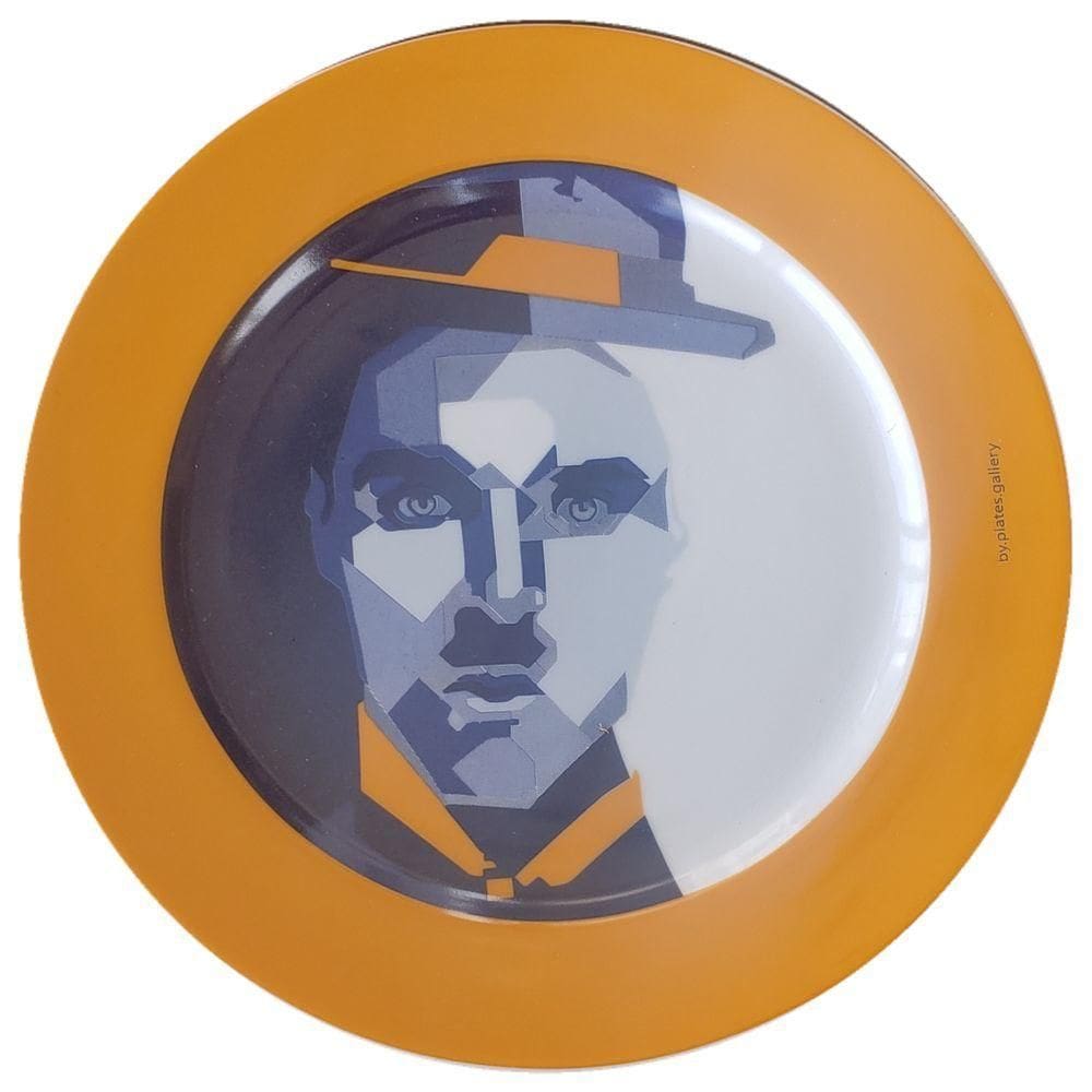 Prato De Porcelana Yellow Chaplin - 20 Cm