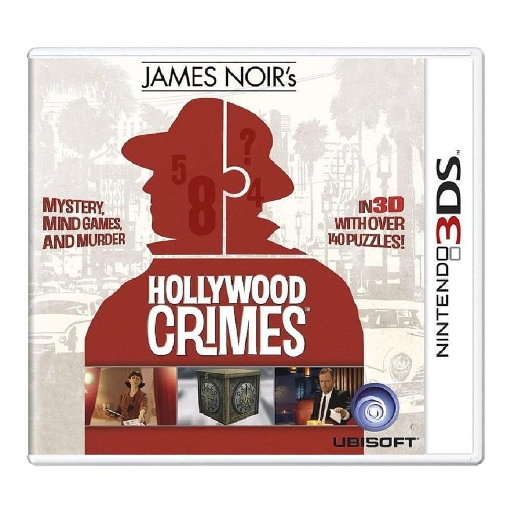 Jogo Mídia Física James Noirs Hollywood Crimes Nintendo 3Ds