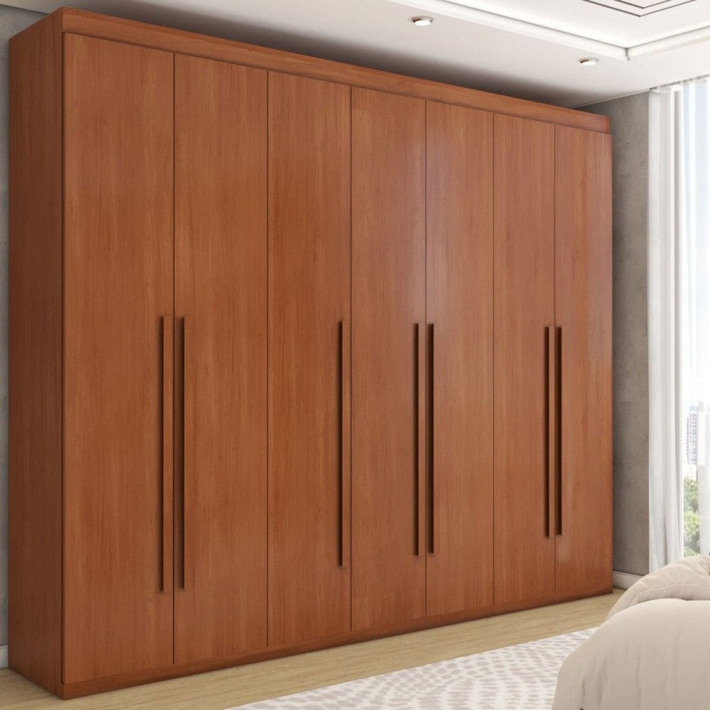 Guarda-Roupa Casal Débora 7 Portas 6 Gavetas Cinamomo - Panorama Móveis