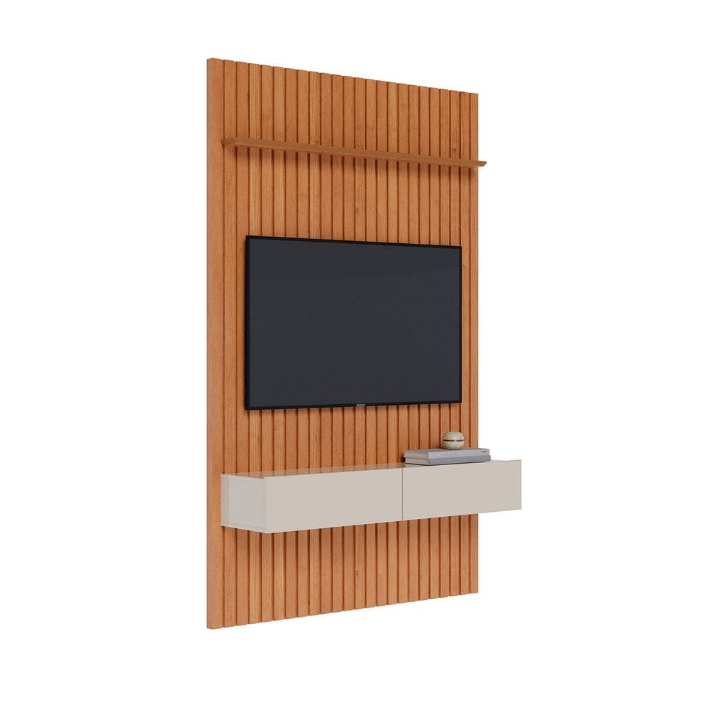 Home Ripado Flow 1.4 Nature com Off White - MóveisAqui