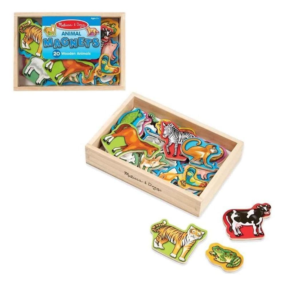 Brinquedo 20 Animais Magneticos De Madeira - Melissa E Doug