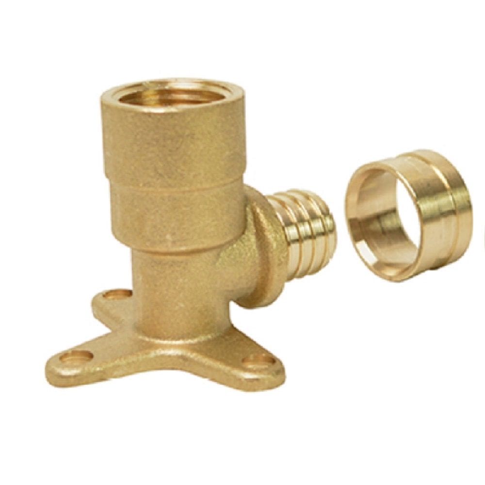 Cotovelo Base Fixa Curto Pex Água 16X1/2" Kit c/ 6-Emmeti