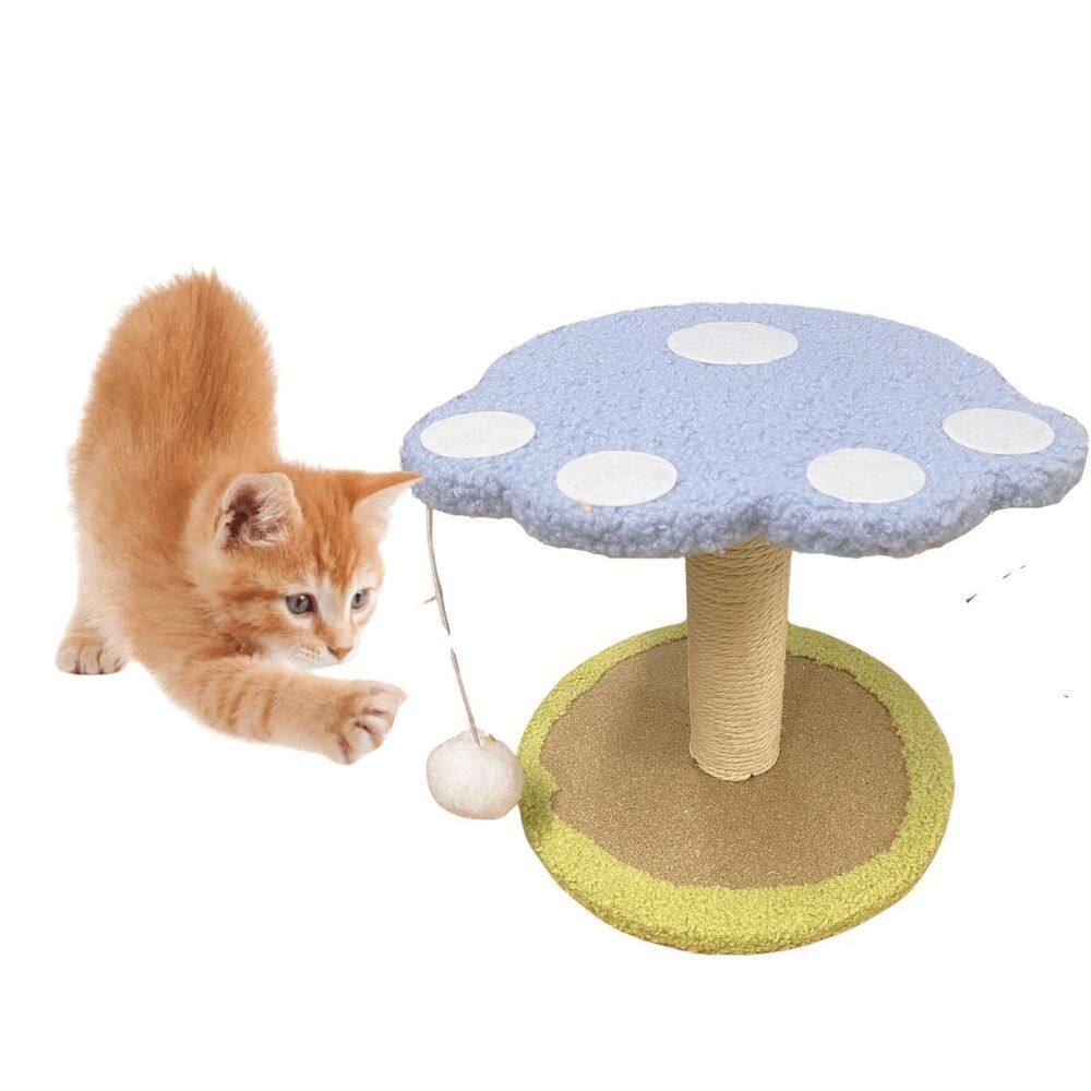 Arranhador De Gatos Brinquedo Poste Sisal Natural Decorativo