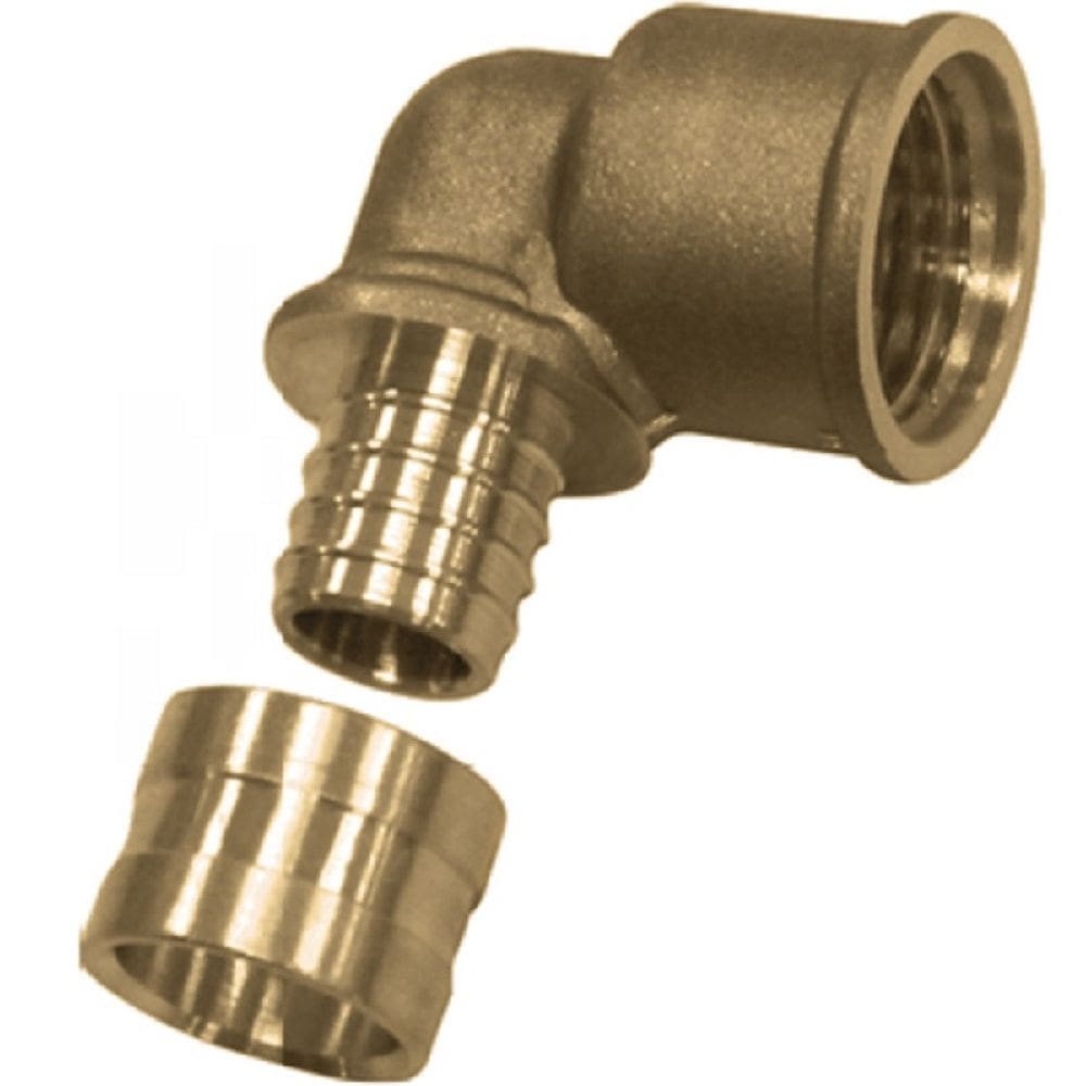 Cotovelo Fêmea Pex Água 16X1/2&quot; Kit c/ 6 unid. Emmeti