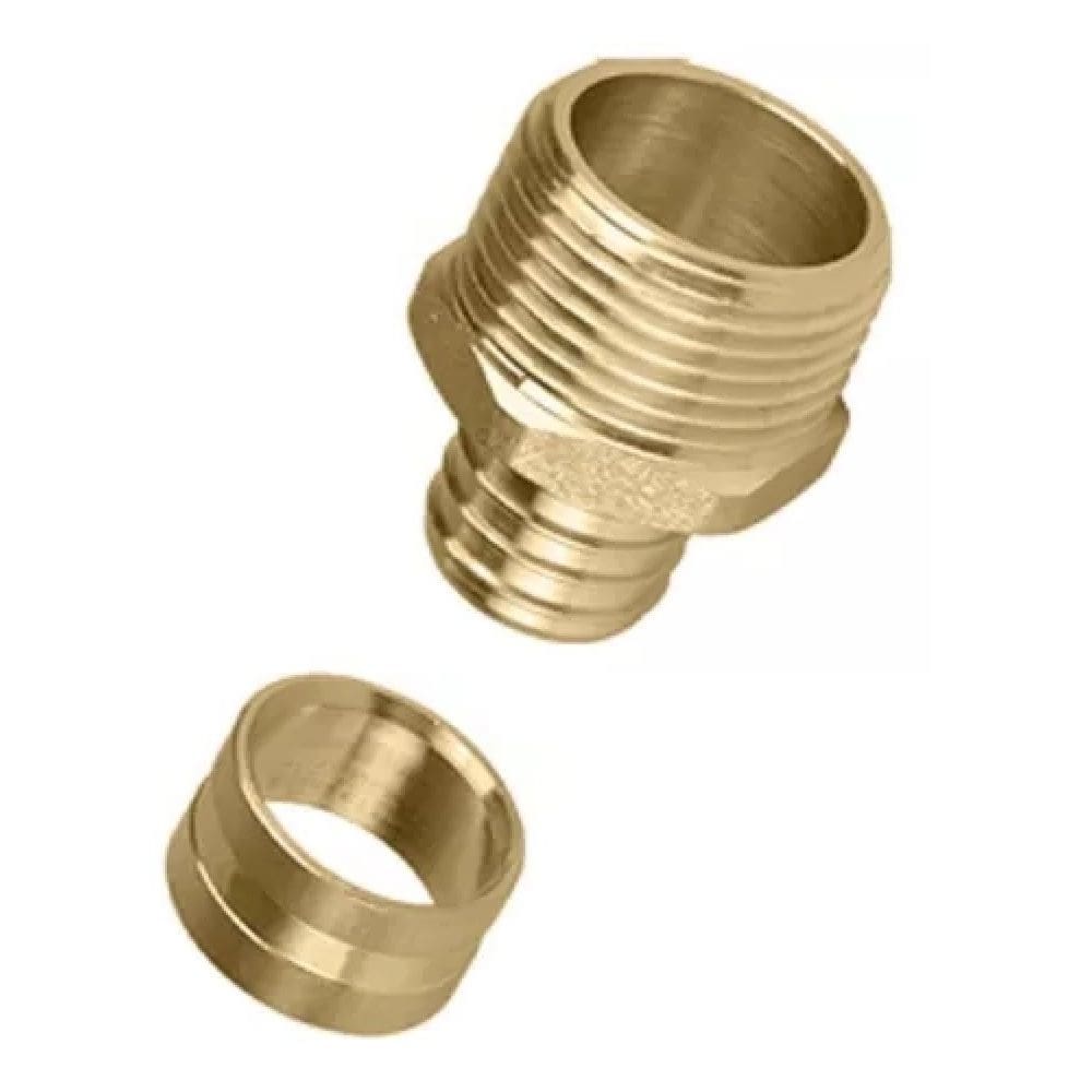 Conector Fixa Macho PEX Água 32X1.1/4&quot; Kit c/ 6 - Emmeti