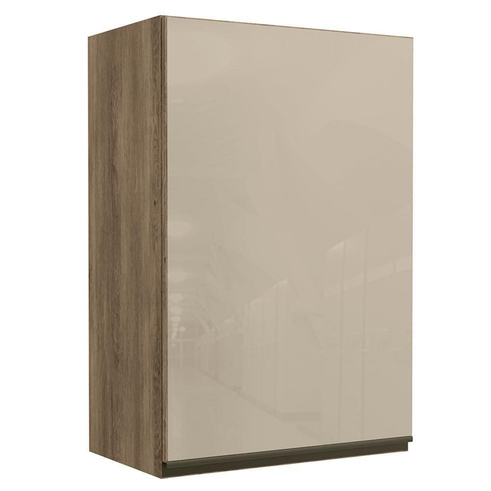 Armario Aereo 1 Porta Vidro 60 Cm Mdp Maxxi G763 Nogal Kappesberg Nogal