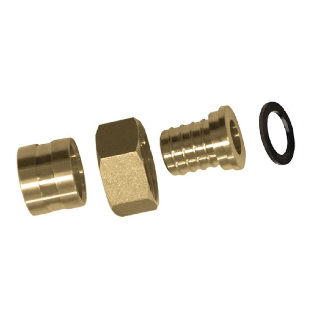 Conector Móvel Curta PEX Água 16X1/2" Kit c/ 10 - Emmeti