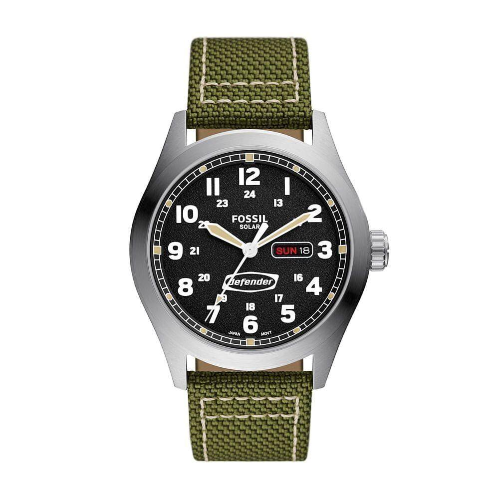 Relógio Fossil Masculino Defender Prata - Fs5977-2kn Fs5977-2kn