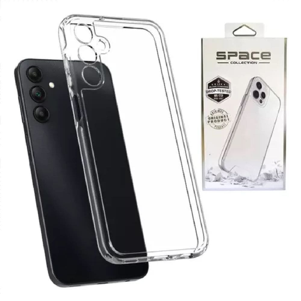 Capa Capinha Space Hybrid Clear Anti-Impacto Compatível Samsung Galaxy A36 / Galaxy A56