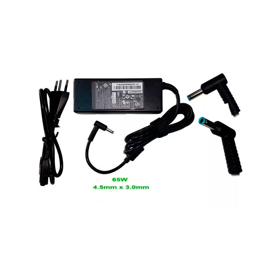 Fonte Carregador Nbc Compativel Para Notebook Pavilion 14-V066br 19.5V 3.33A Pino Azul M10761