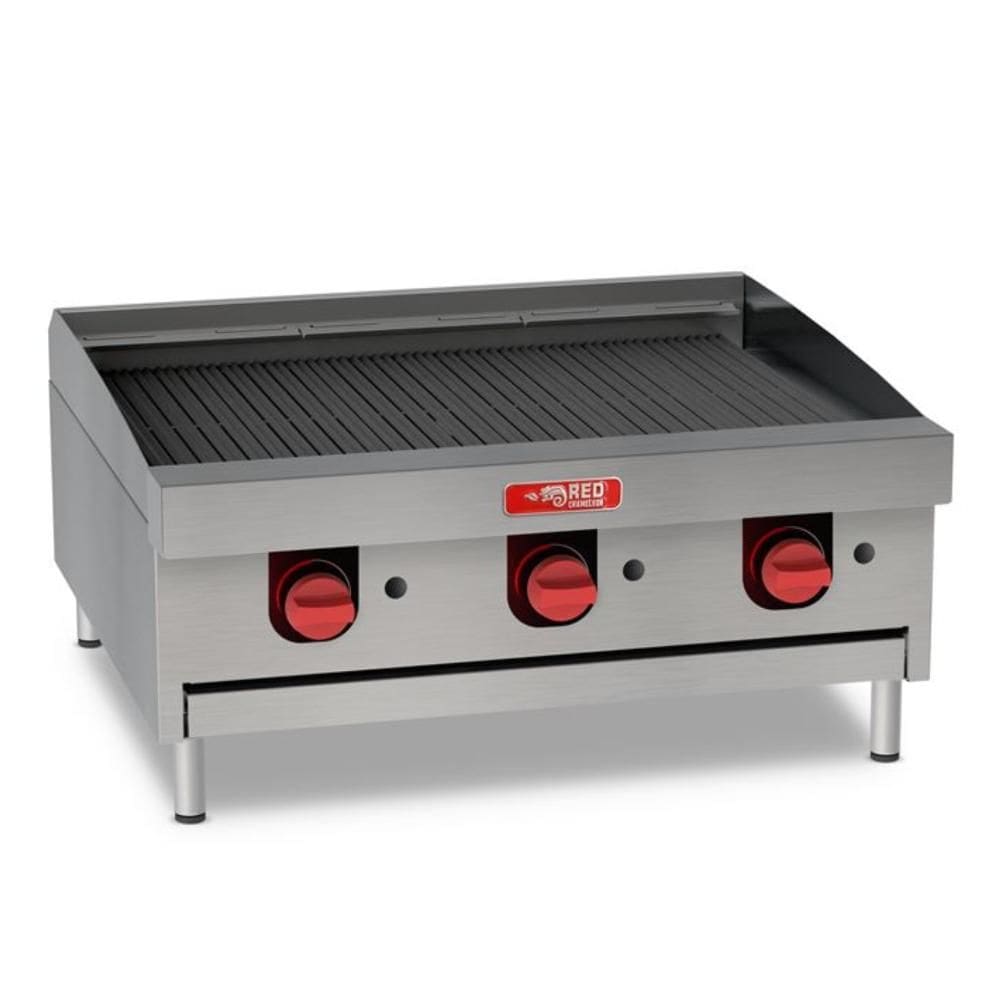 Charbroiler A Gas Chbr03g 3 Queimadores 72X51,5cm Glp - Red Chameleon
