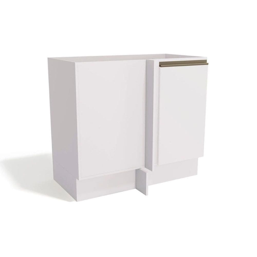 Balcão de Cozinha Maxxi G748 Canto Reto c/ 1 Porta s/ Tampo 98cm Branco - Kappesberg