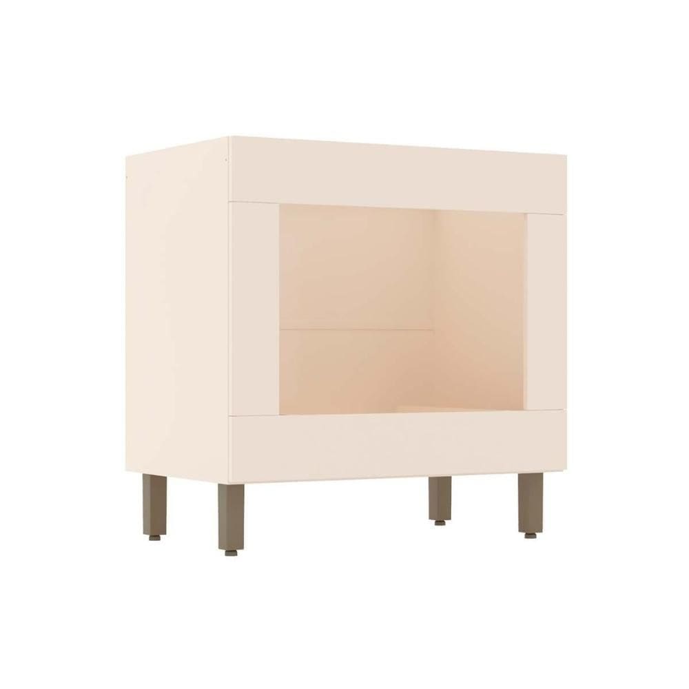 Balcão de Cozinha p/ Cooktop Connect c/ Forno de Embutir 80x51x82cm Off White - Henn