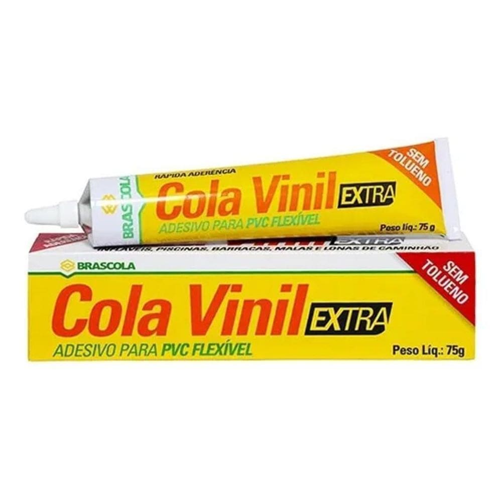 Kit 16 Cola Vinil Extra 75G Reparo Piscina Lona Barraca Boia
