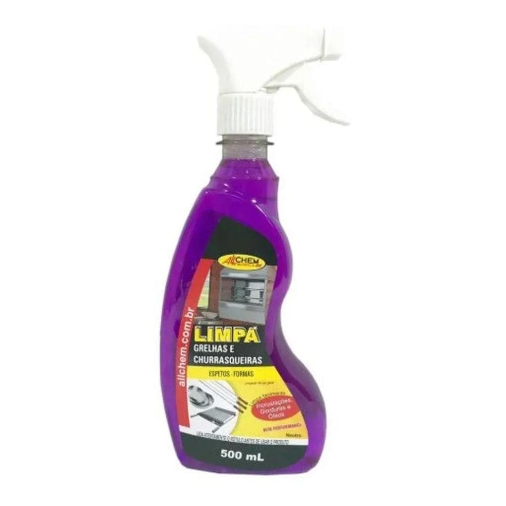 Limpa Grelha Desengordurante Churrasqueira 500Ml Allchem