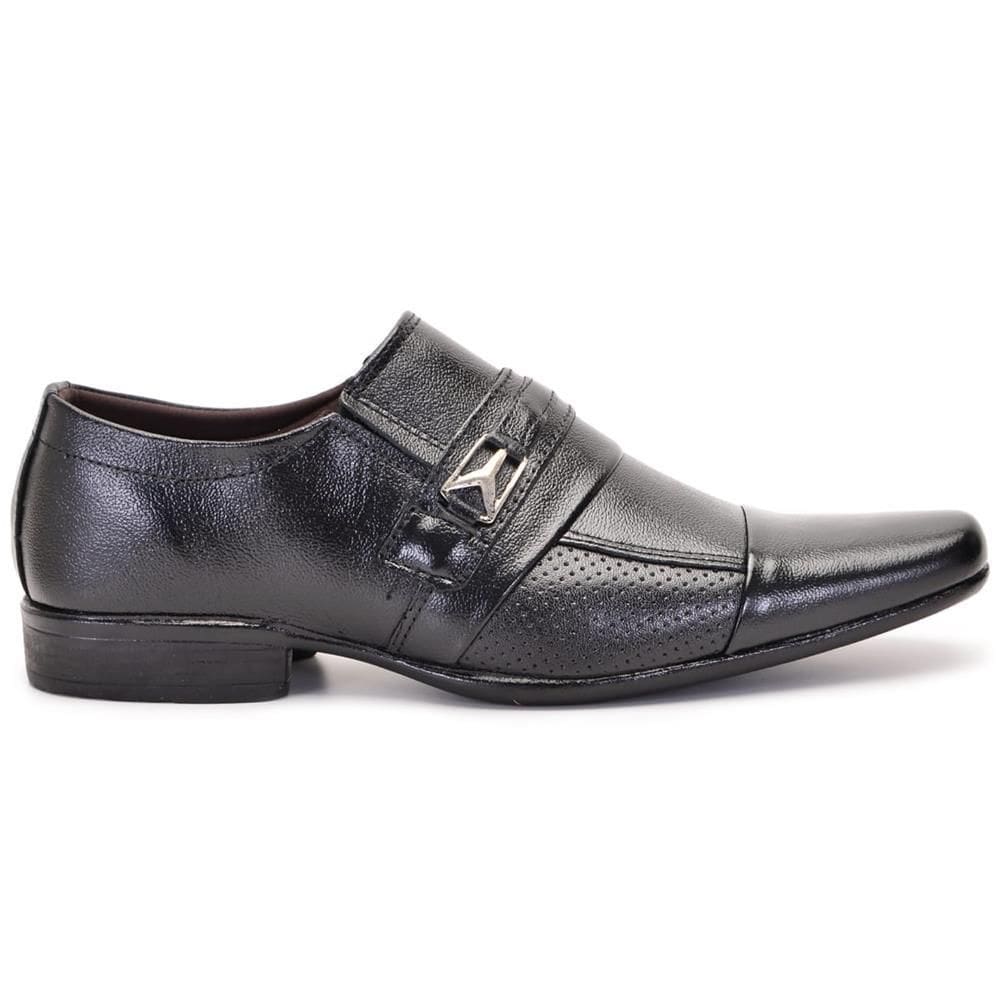 Sapato Social Masculino Couro Premium Conforto Moderno