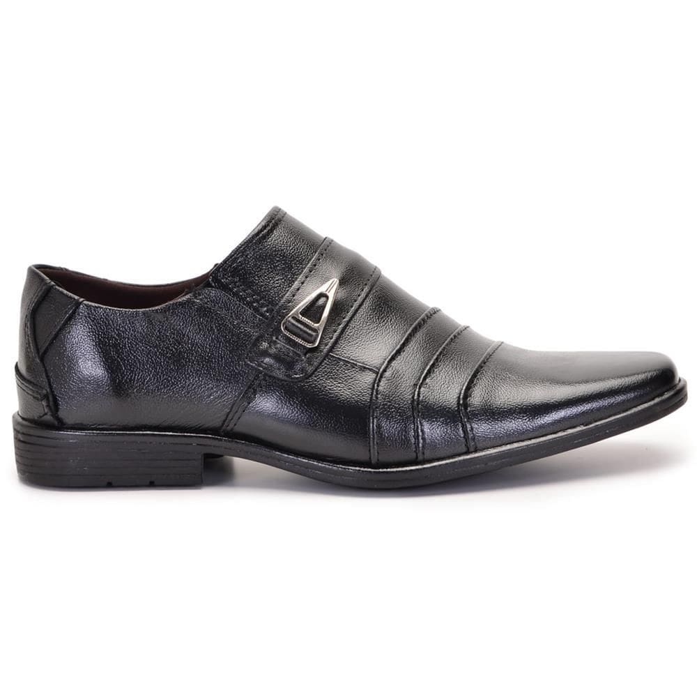 Sapato Social Masculino Couro Conforto Premium Moderno