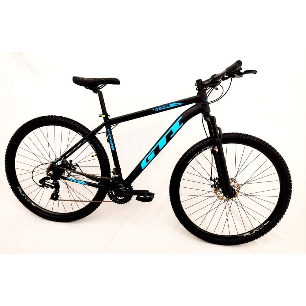 Bicicleta GTI Roma Aro 29 Quadro 21 Alumínio preto/azul 24V.