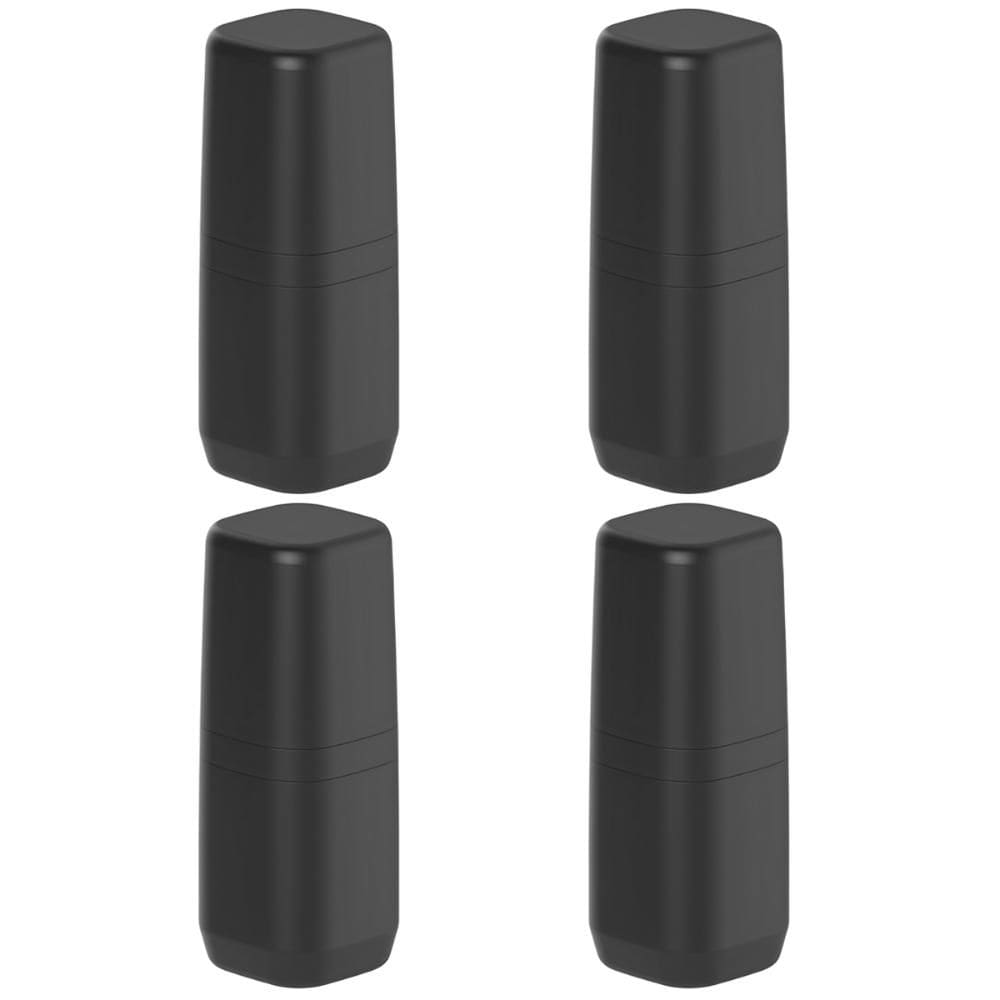 4x Porta Escova de Dente Portatil 750ml OU Aura Preto