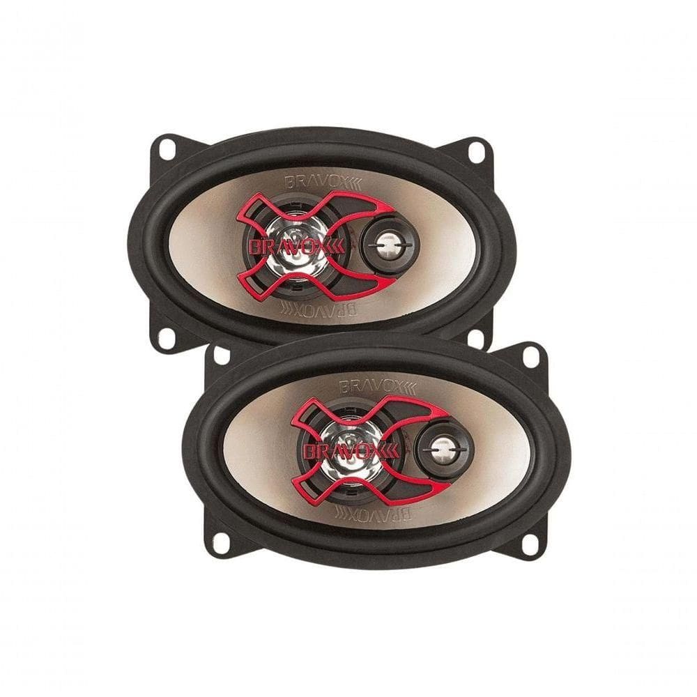 Alto Falante Bravox Triaxial B3x46x 4x6 40w Rms 4r