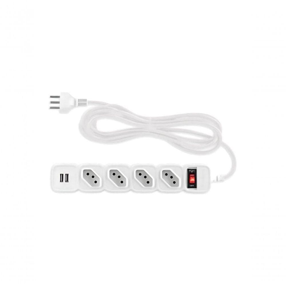 Protetor Eletronico Intelbras Epe204 4 Tomadas 2 Usb