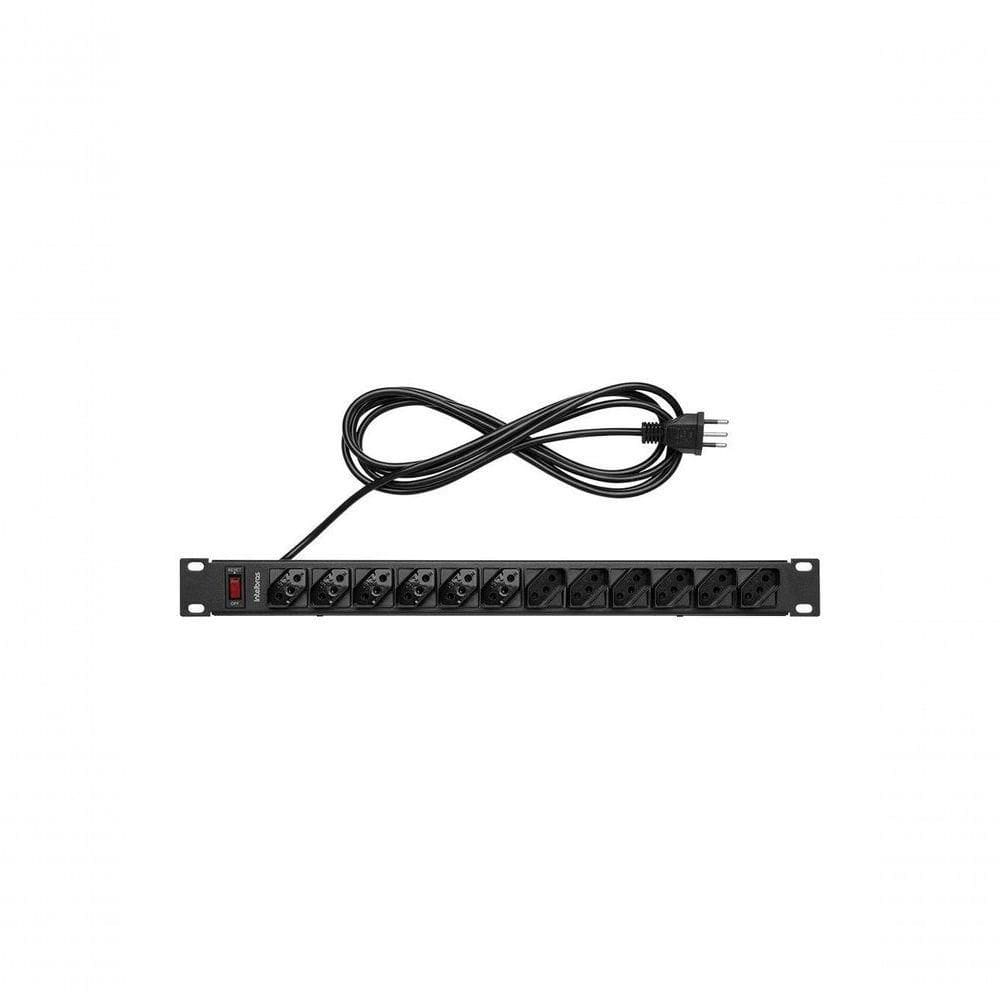 Protetor Eletronico Intelbras 12 Tomadas Para Rack