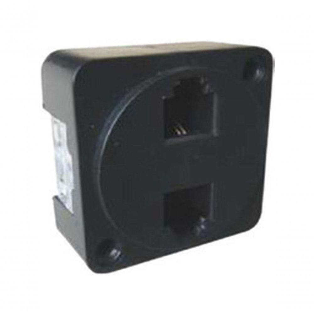 Plug Telefone Tomada Modular Idc Extensao Preto