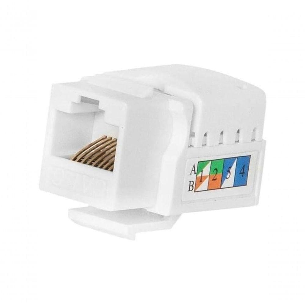 Tomada Keystone Rj45 Cat6 Storm Pct 10