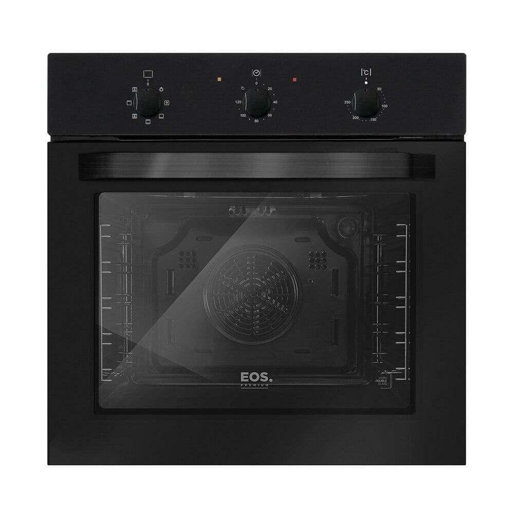 Forno Elétrico de Embutir EOS 65 Litros Convection Porta de Vidro All Black EFE651ECP 220V