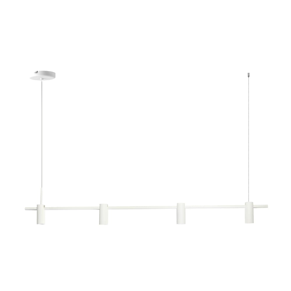 Luminária Pendente Moderno Flash 4X GU10 Cor Branco Spotline