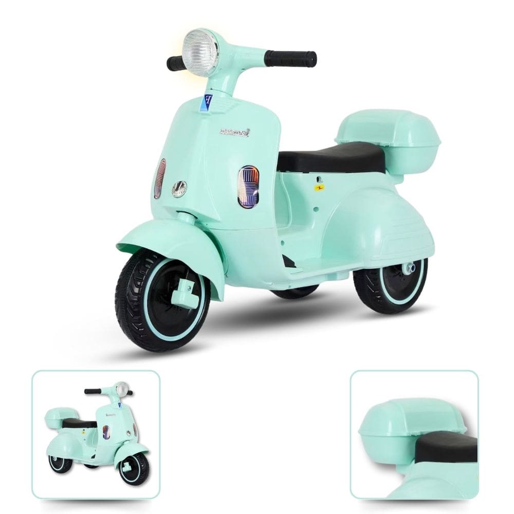 Moto Elétrica Infantil Verde até 30Kg Bivolt Tiffany