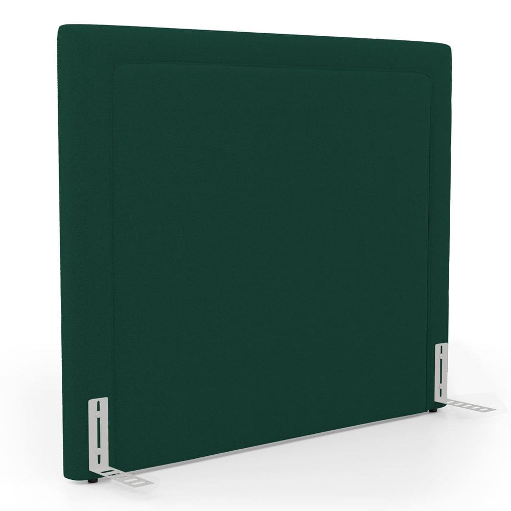 Cabeceira Cama Box Queen Size Alba 160cm com Frame Bouclé Verde - Desk Design