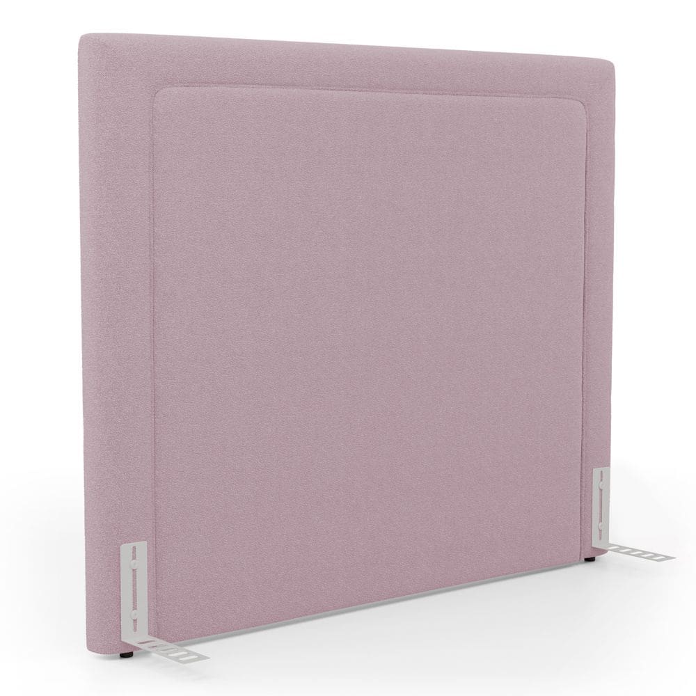 Cabeceira Cama Box Queen Size Alba 160cm com Frame Bouclé Rosé - Desk Design