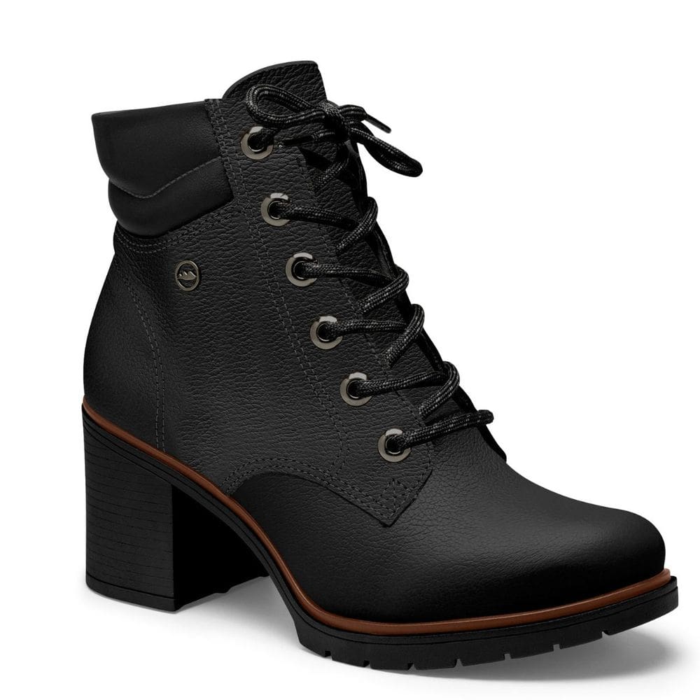 Bota Coturno Feminino Preto Dakota Solado Tratorado Estilo Casual D0391