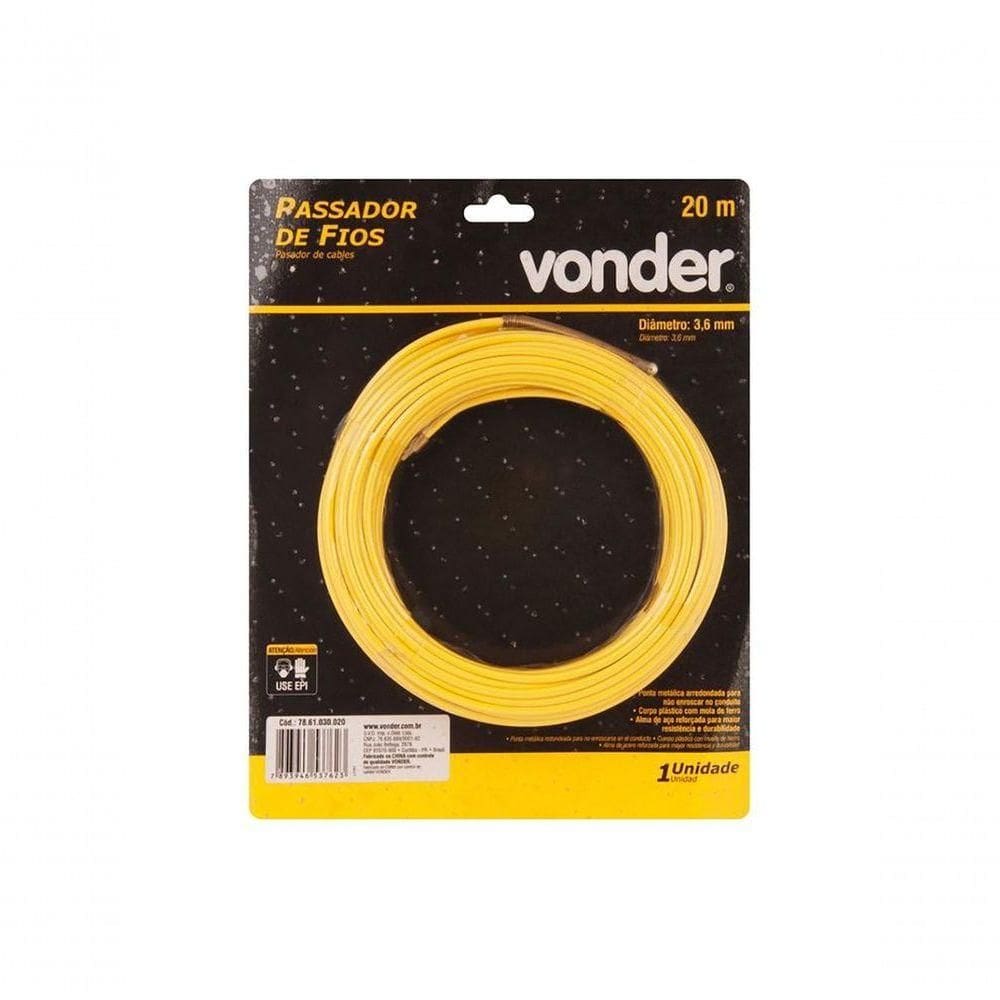 Passador De Fio Vonder Com Alma De Aco 20m