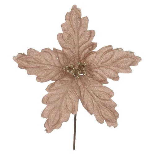 imagem-Haste Bico de Papagaio Nude com Glitter 15cm