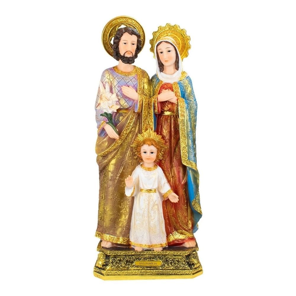 Imagem Resina Sagrada Família Grande Realista - 60cm