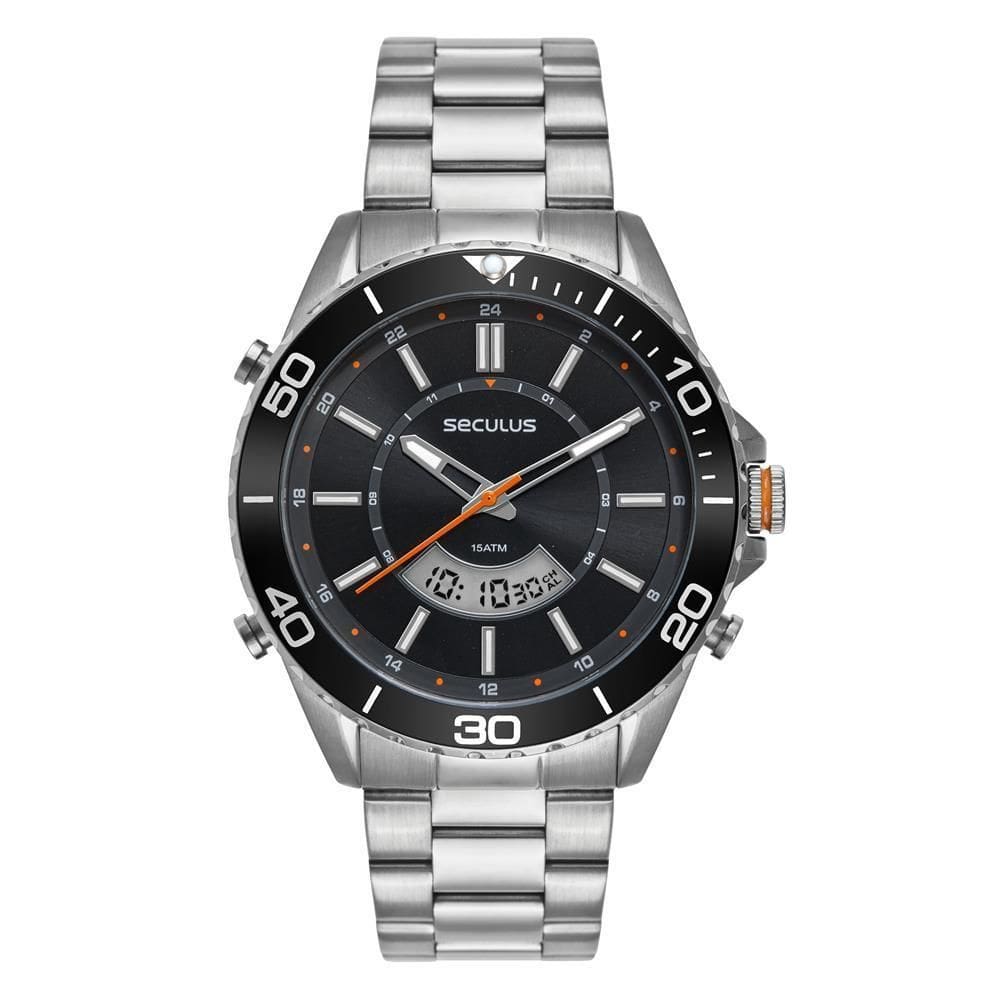 Relógio Seculus Masculino Ref: 44270G0Svna1 Anadigi | Extra