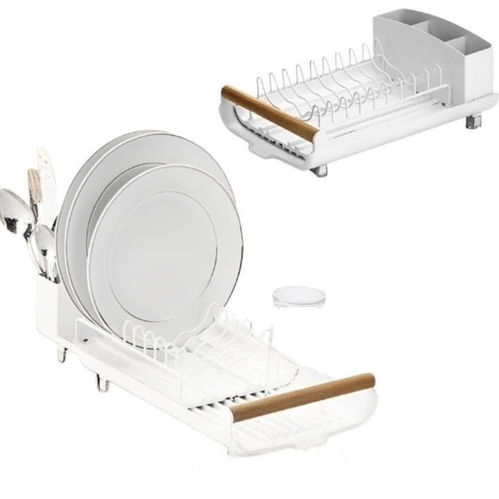 Kit 2 Escorredores De Louça Com Bandeja Extensível Arthi