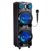 Caixa de Som Pulse Storm 2 SP514 10”pol BT Led Rádio TWs 1500w-1 Mic
